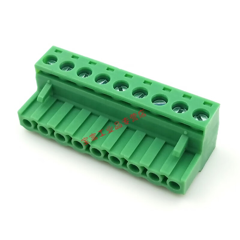 Customized suitable for 5.08mm Phoenix plug-in PCB terminal block KF2EDGK/MSTB2.5-ST copper connection 2EDGK-5.08-3P (50 pieces)