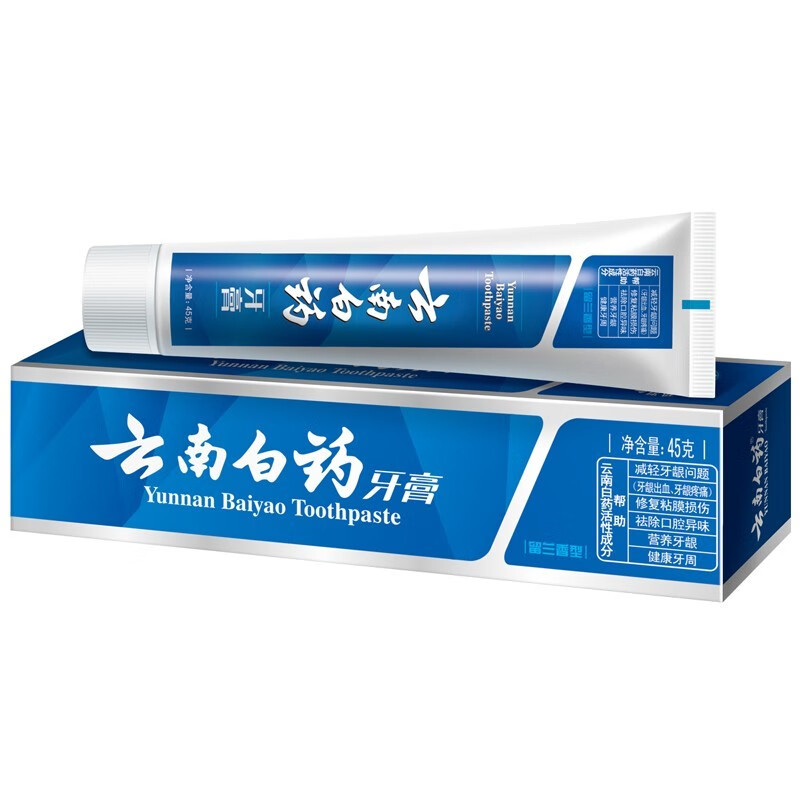 Yunnan Baiyao Yunnan Baiyao Spearmint Toothpaste 45g and other specifications 45g