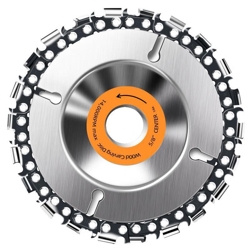 Pachin angle grinder chain saw blade multifunctional 4-inch woodworking saw disc tea tray grinding and cutting machine industrial-grade high-precision 100 type 4-inch 7-tooth () chain saw disc