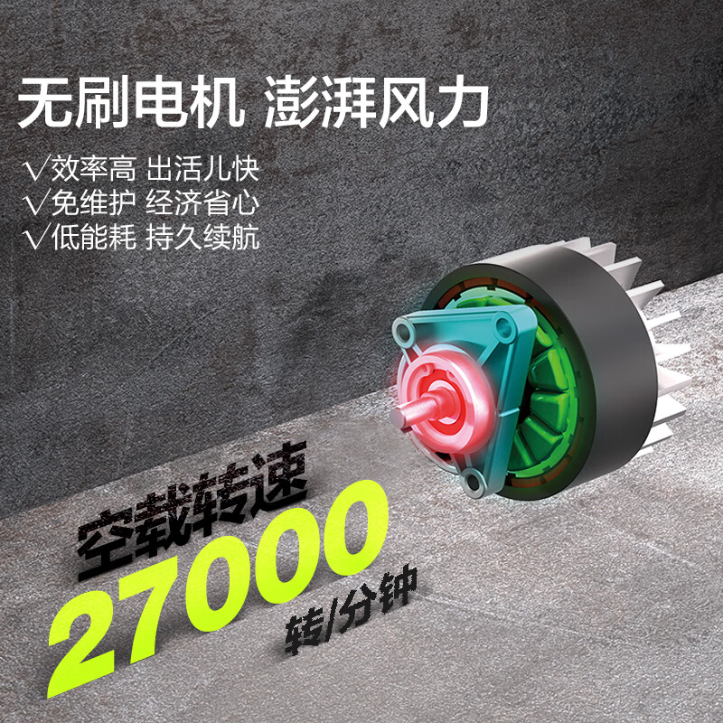 Vickers 20V brushless blower WU231.9 (bare metal) small high-power lithium battery hair dryer for dust removal