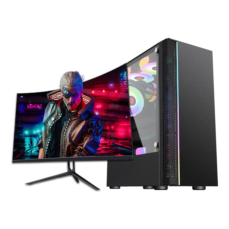 Intel 12-core independent graphics GTX4060 game live broadcast chicken business office audio and video complete machine DIY assembly second-hand desktop package 5 E5-2670V2/32G/1060 6G independent graphics complete set 99 new