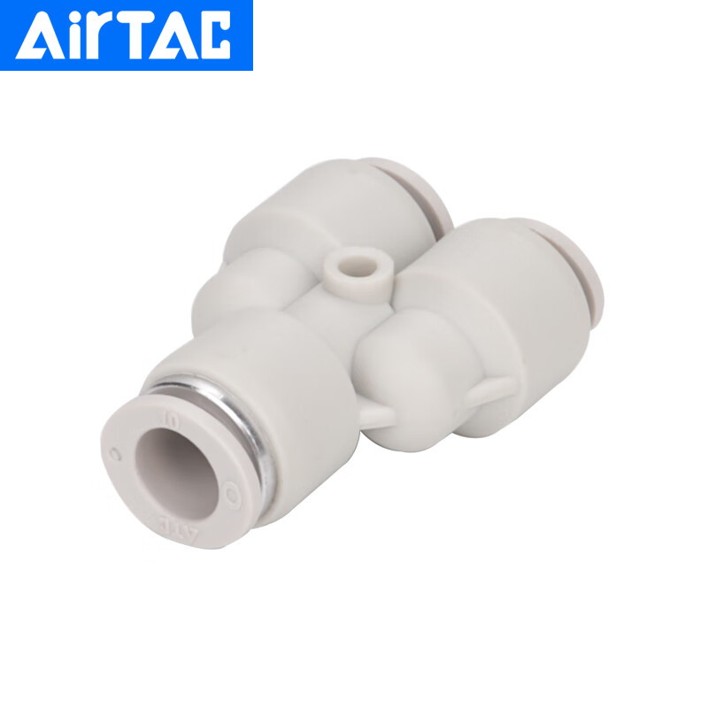 AirTac air pipe quick-in connector Y-type tee reducing diameter APW6-4/8-6/10-8/12-10 APW10-8