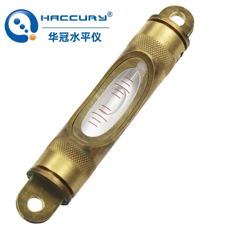 HACCURY special vehicle level truck all-copper glass level bubble rotatable with protective level ruler overall