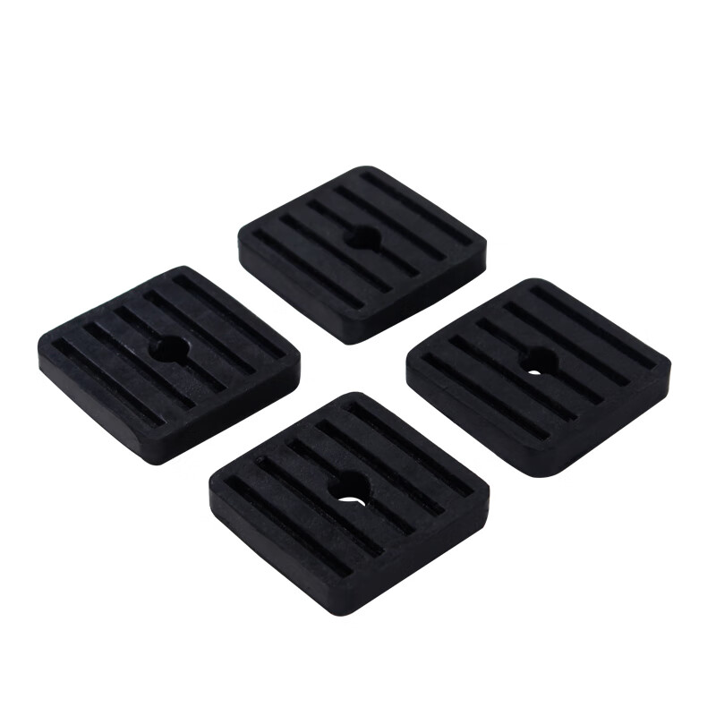 Yuruo universal air conditioner outdoor unit bracket rubber pad air conditioner shock absorber pad air conditioner base rubber pad square shock absorber pad 4 pieces