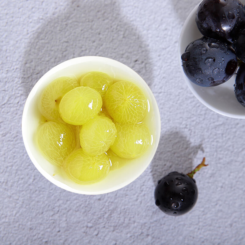 Guangxi Premium Canned Grapes 850g Baking Ingredients Baking Ingredients Peeled and seeded Contains pulp particles Fresh