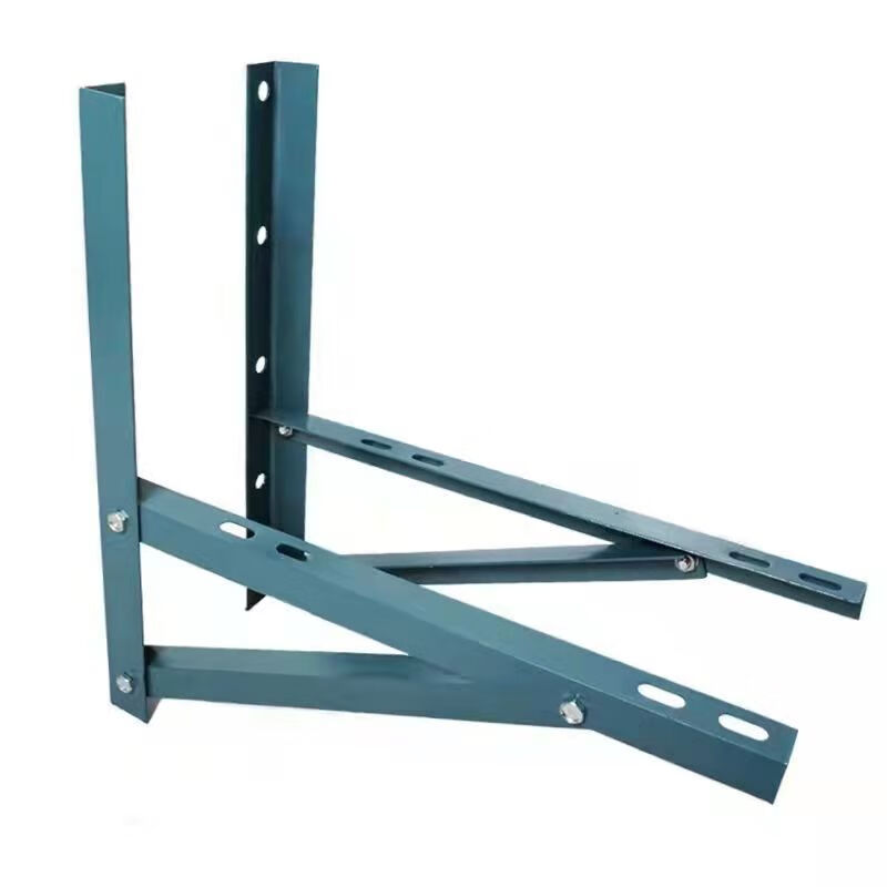 Dongjialong air conditioner bracket outer unit angle iron thickened tripod folding frame 1P/1.5/2P/3/5 anti-rust iron frame air conditioner bracket 5P/about 5.1KG