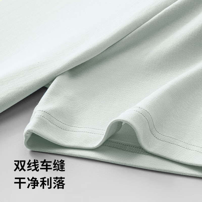 Modal 60S Cool Short Sleeve T-shirt Men's Loose Simple Round Neck Top Summer Sports Breathable Large Size Bottoming T-shirt Men White 3XL