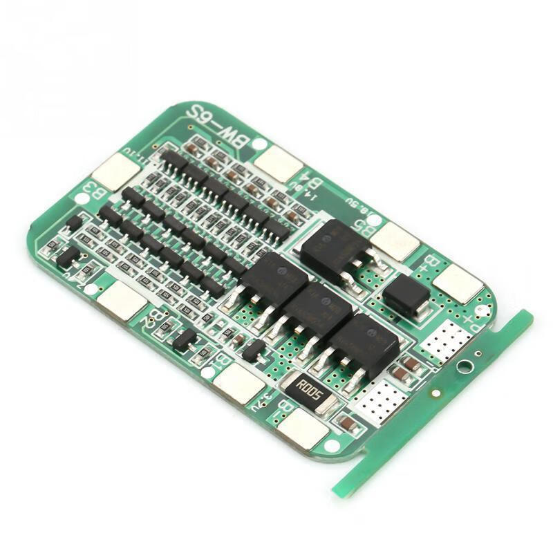 Ouhuayuan 6-string 22V 24V lithium battery charging protection board module BMS power tool solar lighting