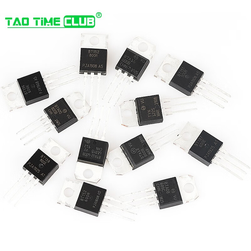 BTB16 BTA16-600B BT136/BT152 BTA24 single/bidirectional thyristor plug-in BT152-800R package TO220 (2 pieces)