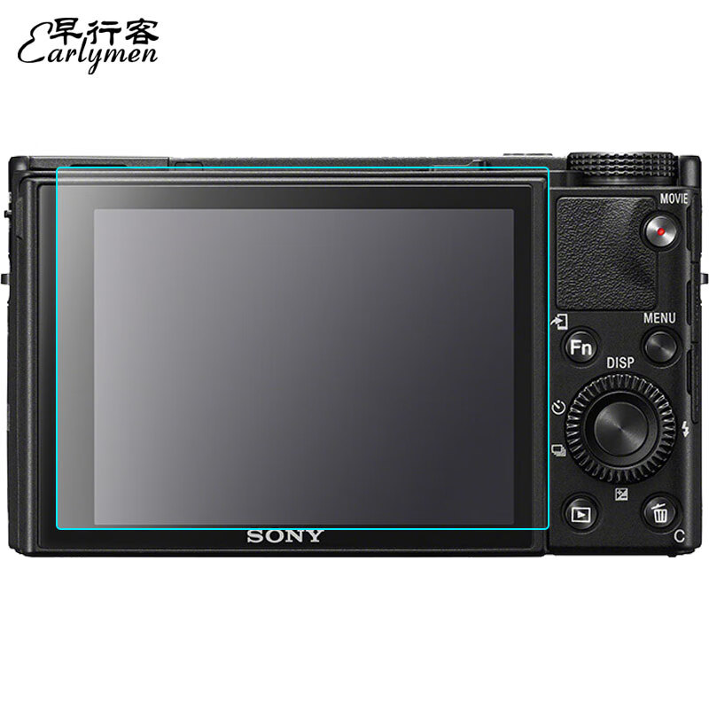 Early traveler double-chip suitable for Sony Black Card 7 tempered film RX100M7/M6/M5A/M4 generation/RX1R/RX1RM2 camera screen protector film mirrorless single accessories