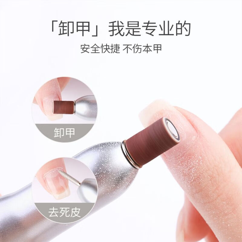 Miss Candy repairs thick gray nails, nail polish remover, removes dead skin and polishes, portable nail polisher PT112 for nail salons