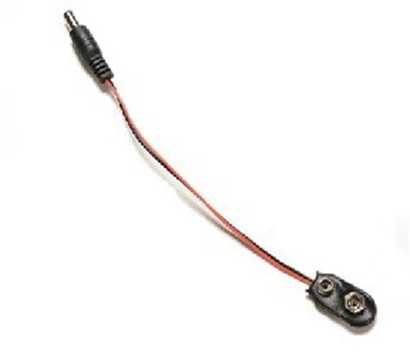 Shushe 9V battery buckle interface connector T-type/I-type cable length 15CM9V battery box battery cap battery buckle one-word battery buckle soft shell