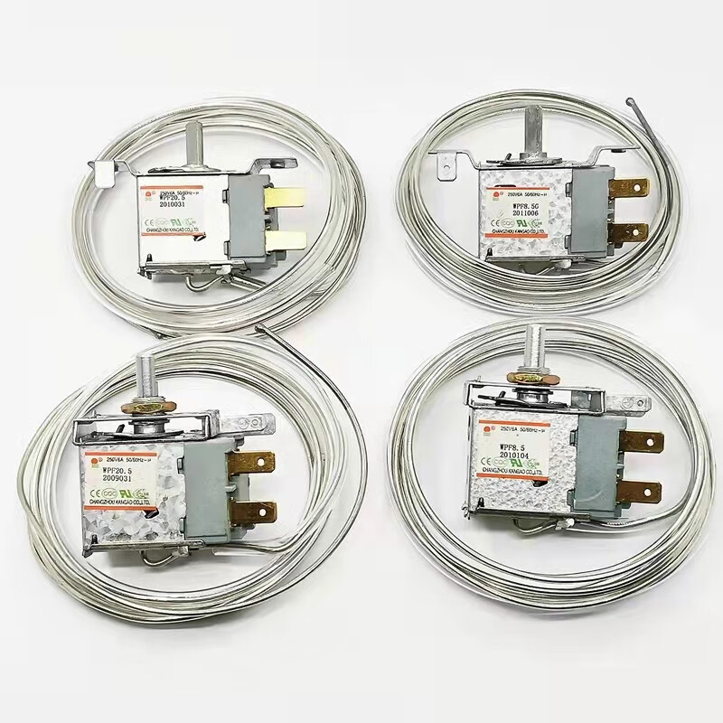 Suitable for commercial refrigerator freezer refrigeration and freezing thermostat mechanical temperature controller WPF8.5/18/20.5 four-six door opening WPF-27 cryogenic temperature control screws on both sides