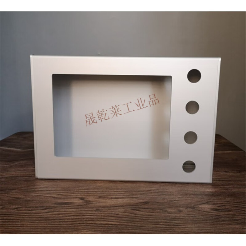 7-inch touch screen installation box human-machine interface PLC electrical box aluminum alloy control box box opening screen hole 192*138 long 300MM