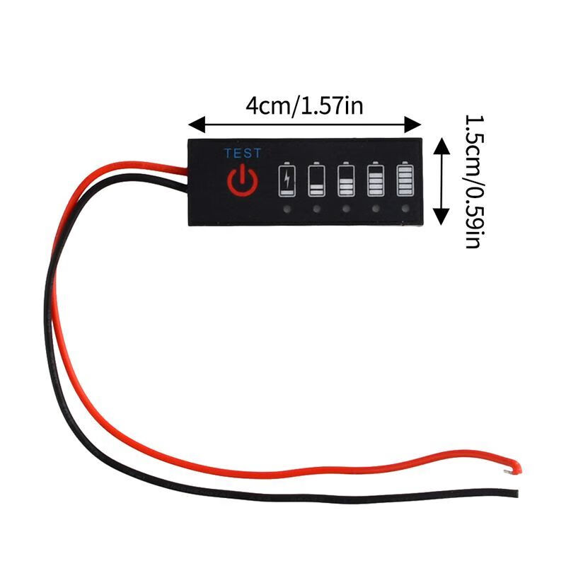 Ouhuayuan 1S-7S lithium battery pack power indicator store power percentage display to prevent reverse connection
