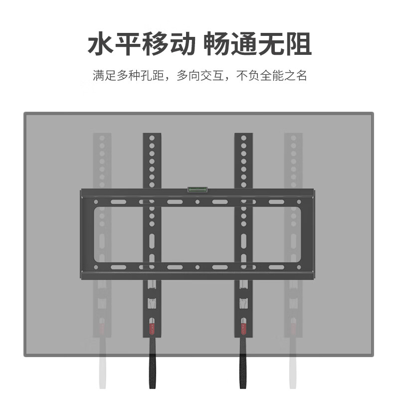 ProPre Thickened TV Mount 26-65 Inch Universal TV Bracket Suitable for Hisense Skyworth Changhong TCL Haier Huawei Smart Screen LCD and other brand wall-mounted shelves