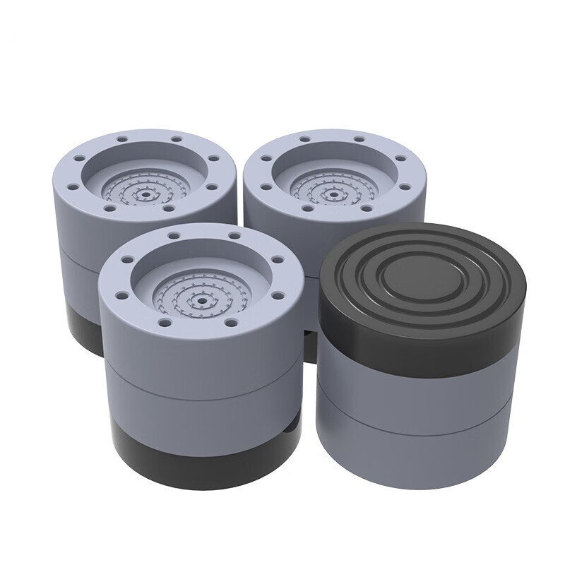 Panasonic suitable for washing machine foot pad base anti-shock pulsator drum anti-slip anti-rubber adjustable heightening shock-absorbing pad Panasonic anti-slip thick bottom model four pack - increased by 3.5cm