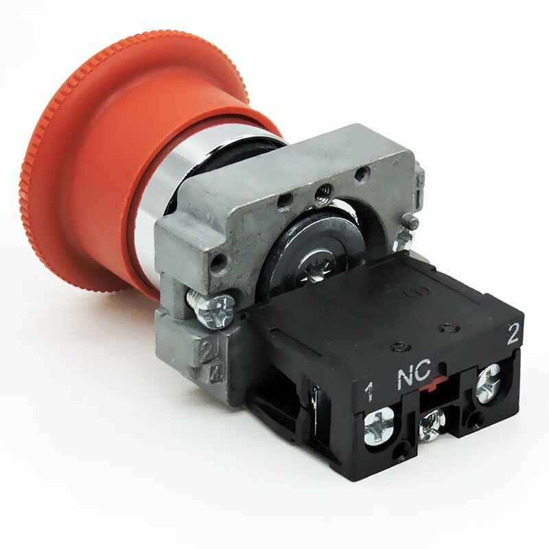 Original Schneider XB2BS emergency stop button switch red self-locking rotation reset XB2-BT pull-out normally open ZB2BE101 normally closed 102C XB2-BS542C 40 mushroom 1 normally closed