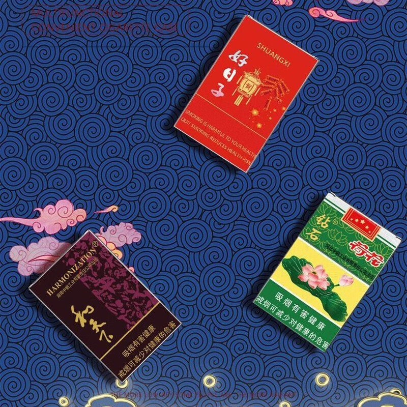 Customized Lotus Xuanhe Door Label Automatic Aluminum Alloy 0 Thickness Personalized Portable Anti-pressure and Anti-sweat Diamond Lotus is only not included in the alloy cigarette box