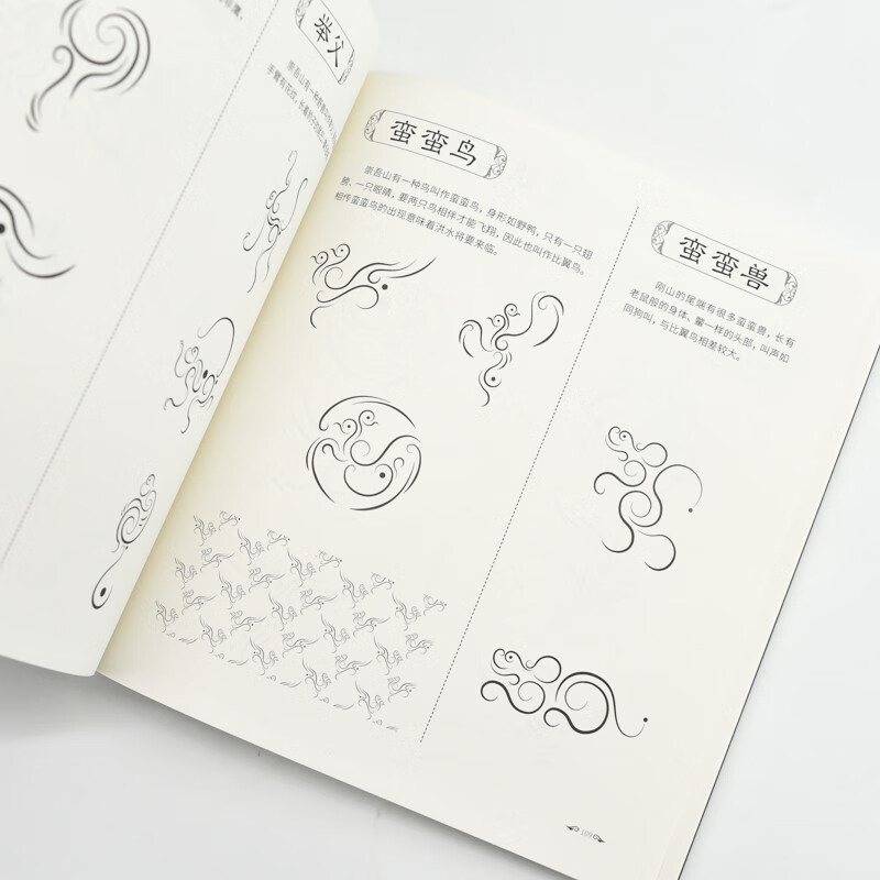 Chinese Traditional Decorative Pattern Atlas Chinese Classic Pattern Illustrated National Style Traditional Chu Pattern Decorative Design Materials Chinese Civilization Produced by Shuyi Design