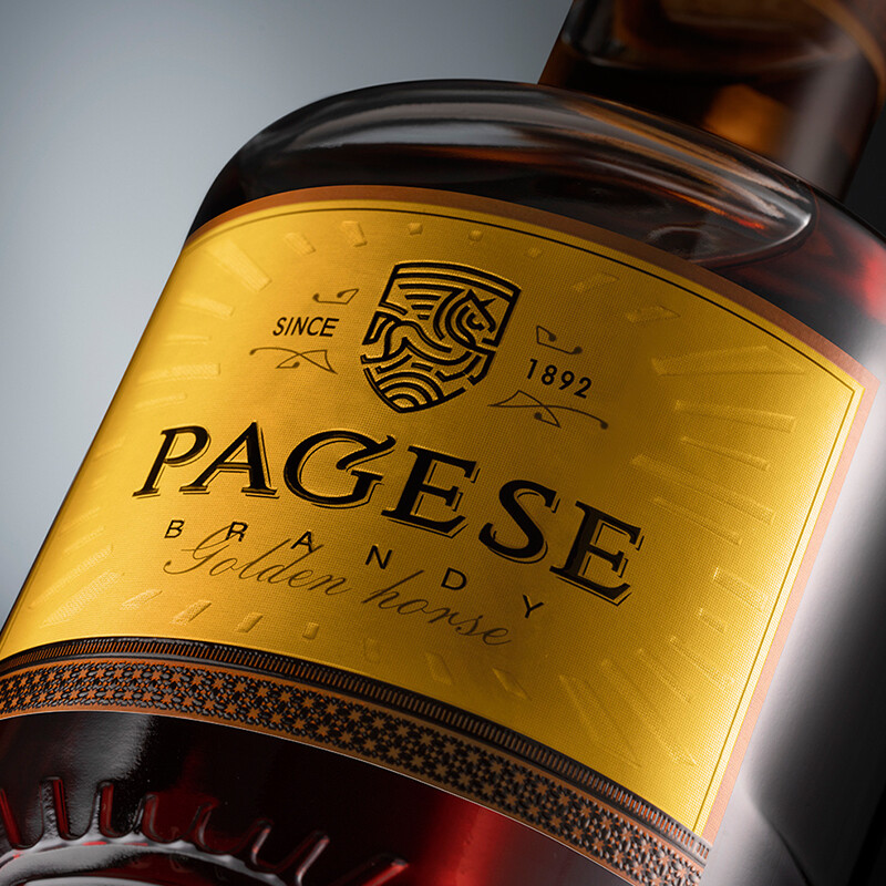 Changyu Paige Golden Horse Brandy 500ml*6 bottles full box wine gift box Spring Festival gifts