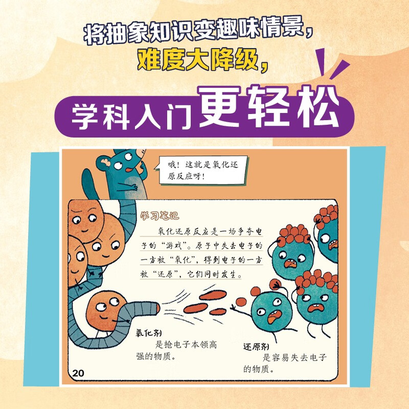 Crazy Chemistry, I am a top student, a fun chemistry enlightenment picture book for children, summer homework, summer transition from primary school to junior high school, transition from primary school to junior high school during summer vacation