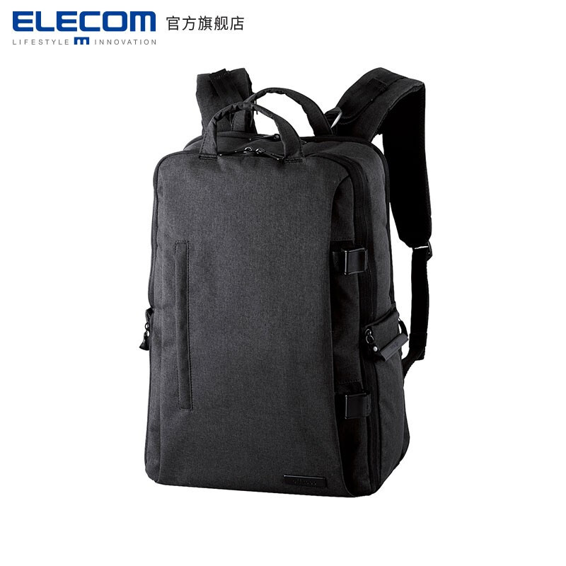 ELECOM Photography Backpack Travel SLR Mirrorless Camera Bag Professional Suitable for Nikon Sony Canon Men's and Women's Outdoor Photography Bag S037 Upgrade Off Toco L Black Upgrade