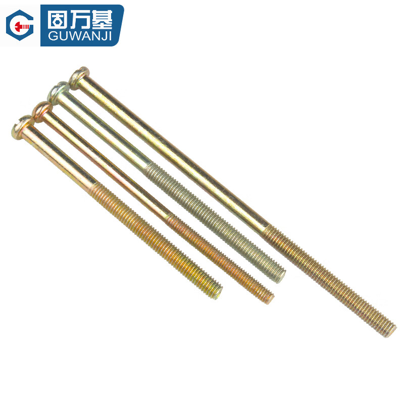 Guwanji 304 stainless steel switch socket screws extended panel screw set 4/5/6/10cm electrician kitchen 304 material round head 8cm cm (20 pieces)