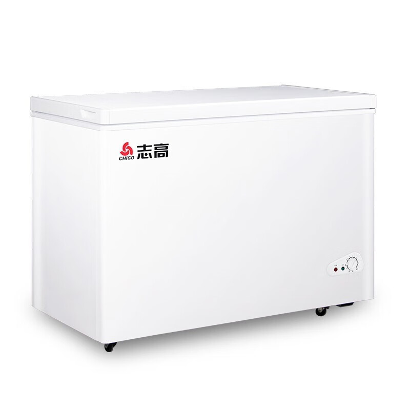 CHIGO small freezer household refrigerated small first-class energy-saving mini horizontal refrigerated fresh-keeping breast milk freezer first-class energy efficiency nationwide joint warranty 330L single temperature single door