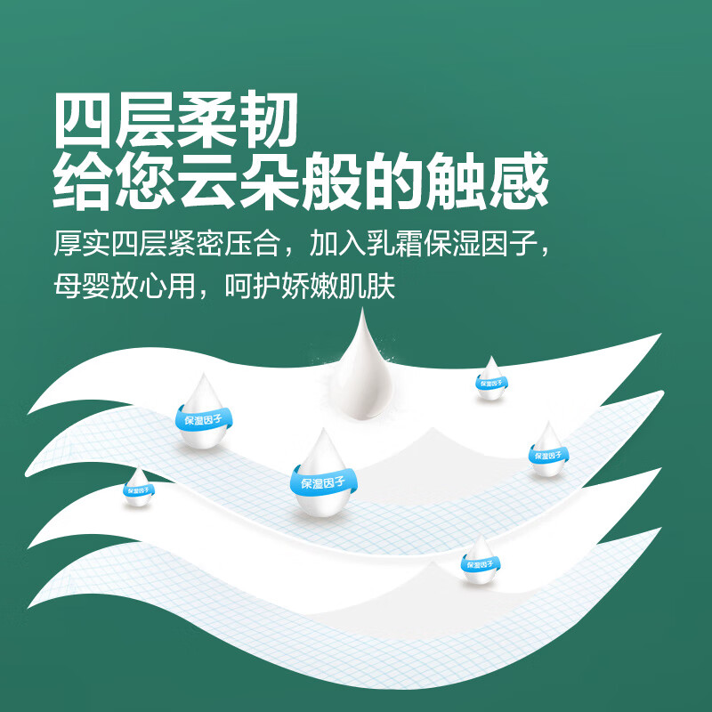 Ute Cream Paper Watery Moisturizing and Moisturizing Paper Thickened Adults Can Use Sensitive Necessary Cloud Soft Towel 4 Layers 24 Draws Ute 4 Layers 24 Draws *3 Pack