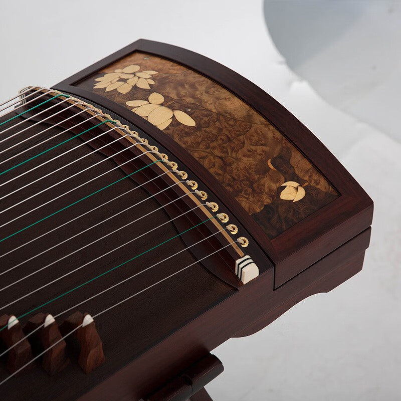 Sound-seeking guzheng, gold silk old nanmu collection, Tang Zheng, performance teaching, grade examination, guzheng national instrument, mahogany evening lotus reflecting the moon