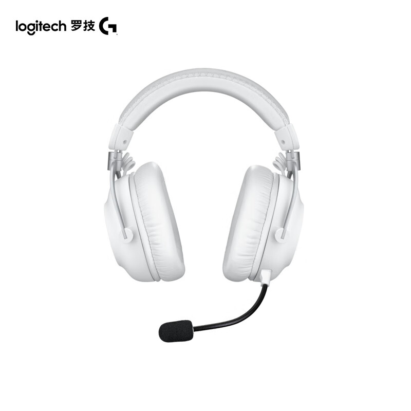 Logitech (G) PROX2 generation lightspeed wireless Bluetooth three-mode gaming headset 7.1 surround sound GPW2 generation fps listening and positioning headset white - adapted to Delta Action