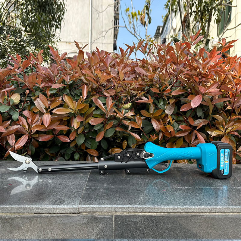 Jiehong's new brushless gardening lithium-ion rechargeable electric shears for pruning branches, pruning shears, fruit tree shears, electric agricultural tools, pruning shears/fruit picking shears + carrying battery for longer lasting