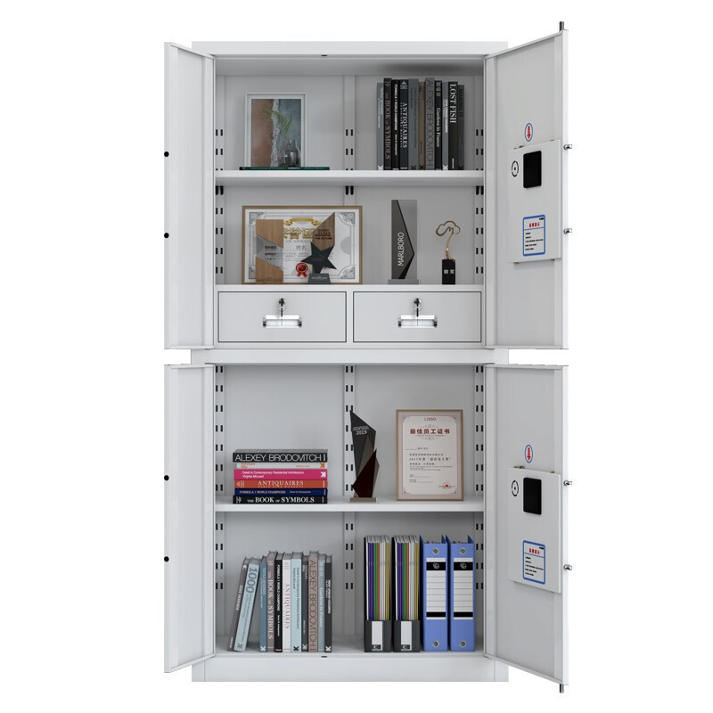 Shangliuxin electronic code lock safe cabinet 1850*900*420mm thickened steel file cabinet file cabinet financial voucher cabinet whole body double section