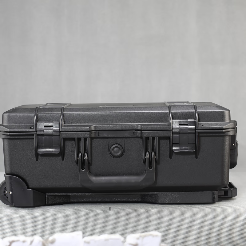 SMRITI heritage protective box black large trolley box thickened waterproof and dustproof multi-functional equipment tool box S5236 black empty box