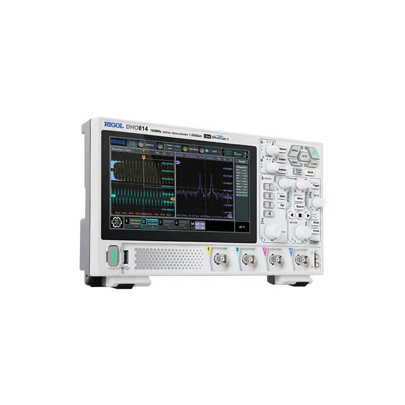 RIGOL Puyuan Precision DHO814 digital oscilloscope four-channel 100MHz high-resolution 12bit portable DHO814 (100MHz four-channel)