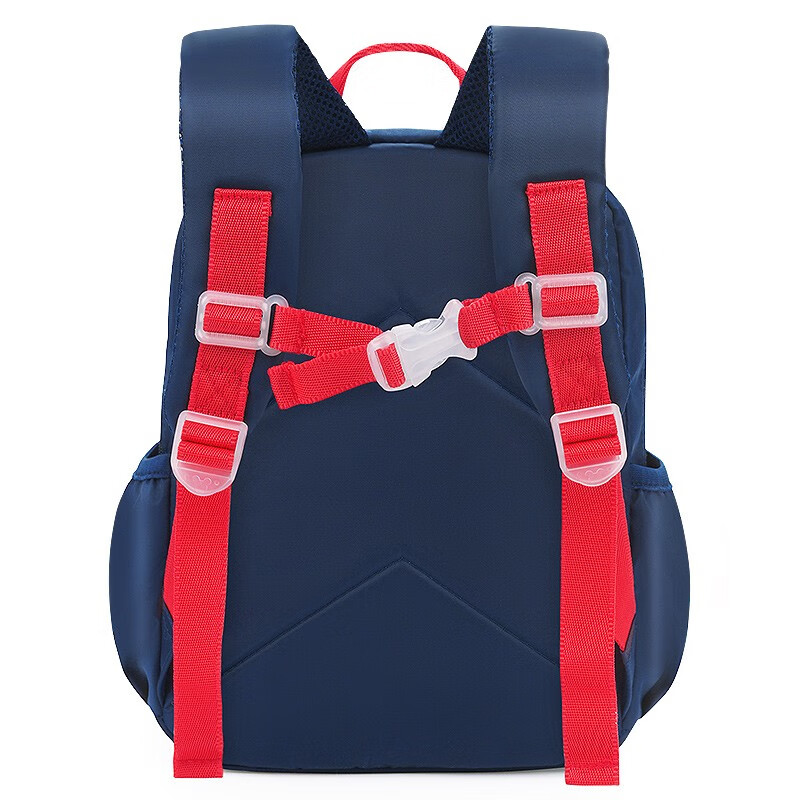 Disney (Disney) Kindergarten School Bag Boys Mickey Cartoon Children 2-6 Years Old Children's Backpack Preschool School Bag 1st Grade Small Bag SM11890 (Navy Blue)