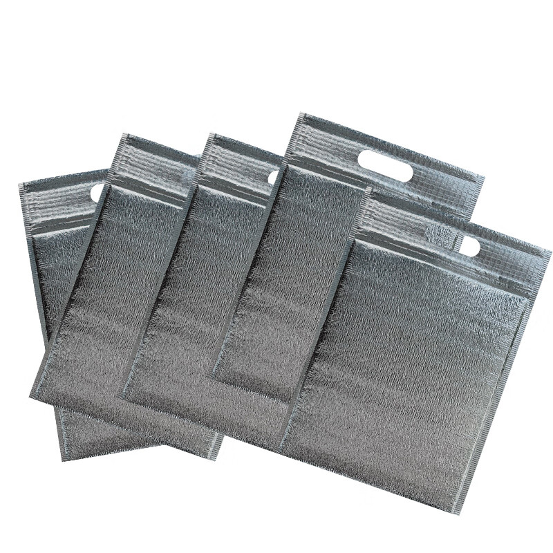 Xingyue Blue Three-dimensional Insulation Bag Self-sealing Zipper Large Aluminum Foil Insulation Refrigeration Preservation Fresh Cold Insulation Hot Takeaway Packing Bag