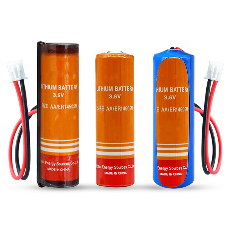 Ouhuayuan ER14505M flow meter AA battery 3.6V IC card water meter battery ER14505 ER14505M-with SM plug