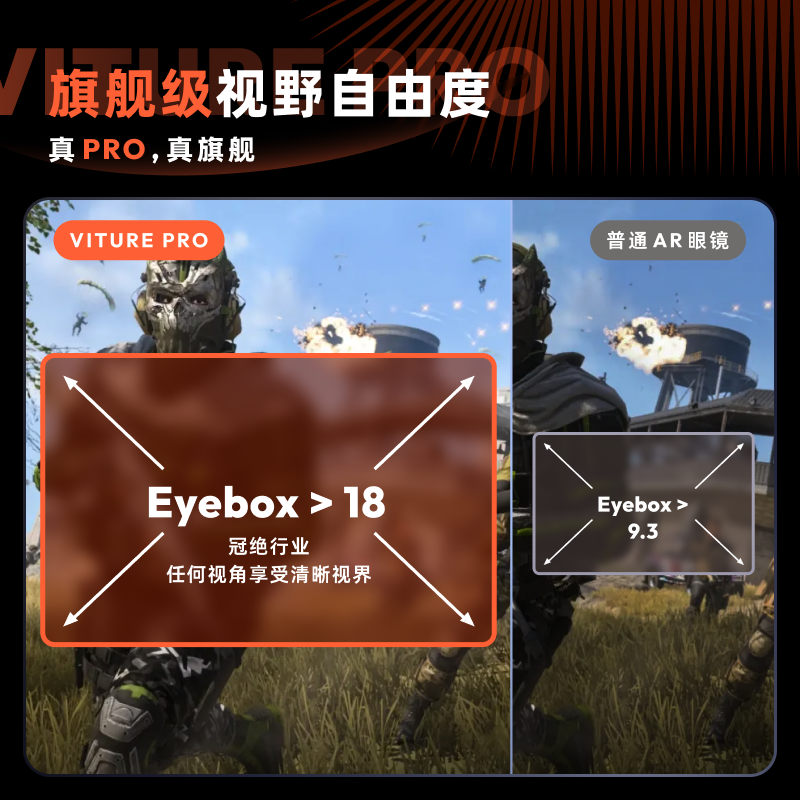 VITURE Pro flagship XR/AR smart glasses Switch2 exclusive set supports two people playing on the same screen | watching movies | drones and direct connection to handheld devices | host devices