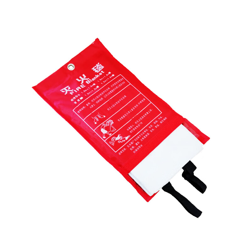 Fire blanket fire blanket certified kitchen commercial national standard asbestos household silicone 3C fire blanket 1.5 meters 2 meters home fire protection package nine