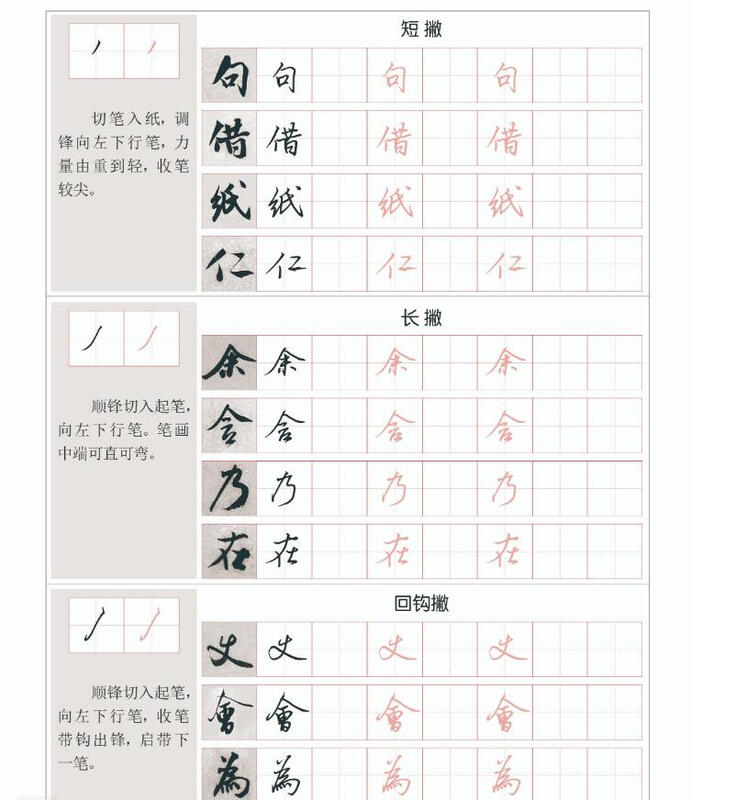 Classic stele calligraphy in hard pen and Mi Fu's running script