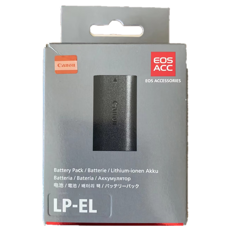 Canon flash SPEEDLITE EL-5 on-camera flash is suitable for Canon EOS R8 R50 R6II R7 R10 R3, etc. Canon LP-EL battery (excluding flash) official standard configuration