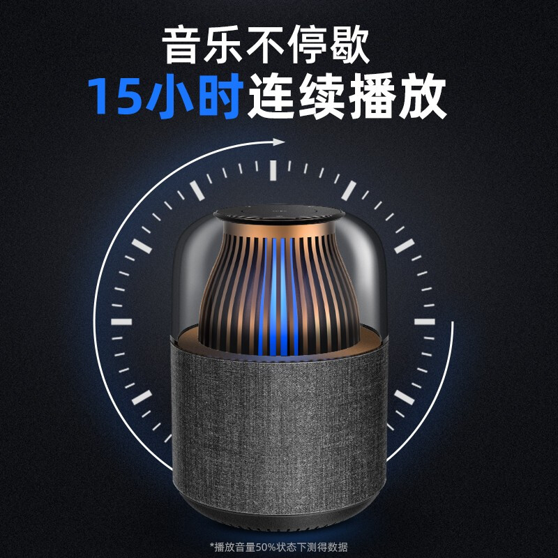 SANSUI Bluetooth Audio Wireless Portable Home Desktop Multimedia Small Mini Subwoofer Laptop Small Speaker Car Speaker 360 Degree Stereo F4