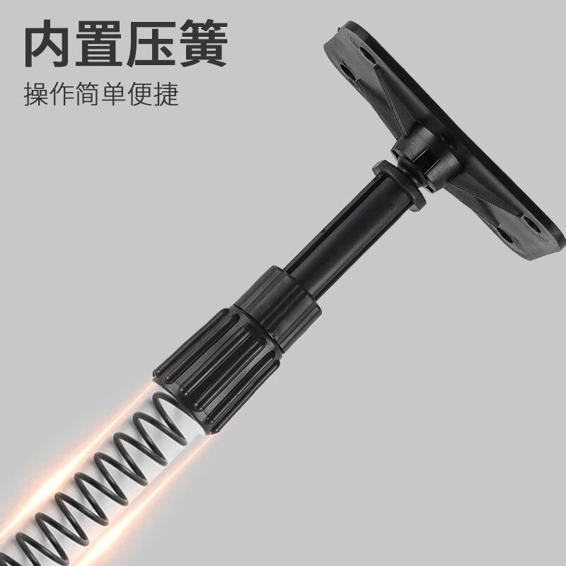 LSNUO level meter bracket telescopic rod lifting support rod infrared laser tester special tripod ceiling wall hanging single lock thickened telescopic rod 3.0 meters iron cloud platform