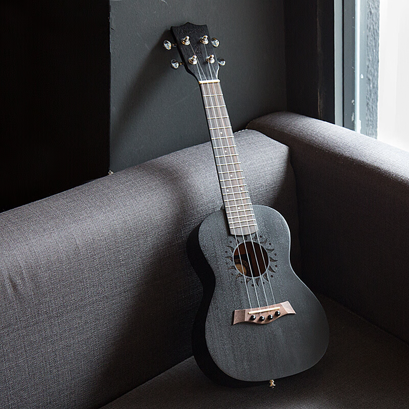 ANDREW Ukulele 23-inch small guitar beginner children's ukulele 23-inch Dark Knight gift pack