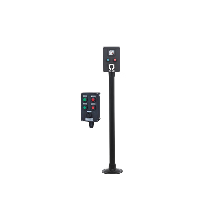 Customized vertical pole emergency stop operation column LBZ local control box two lights two buttons button box I