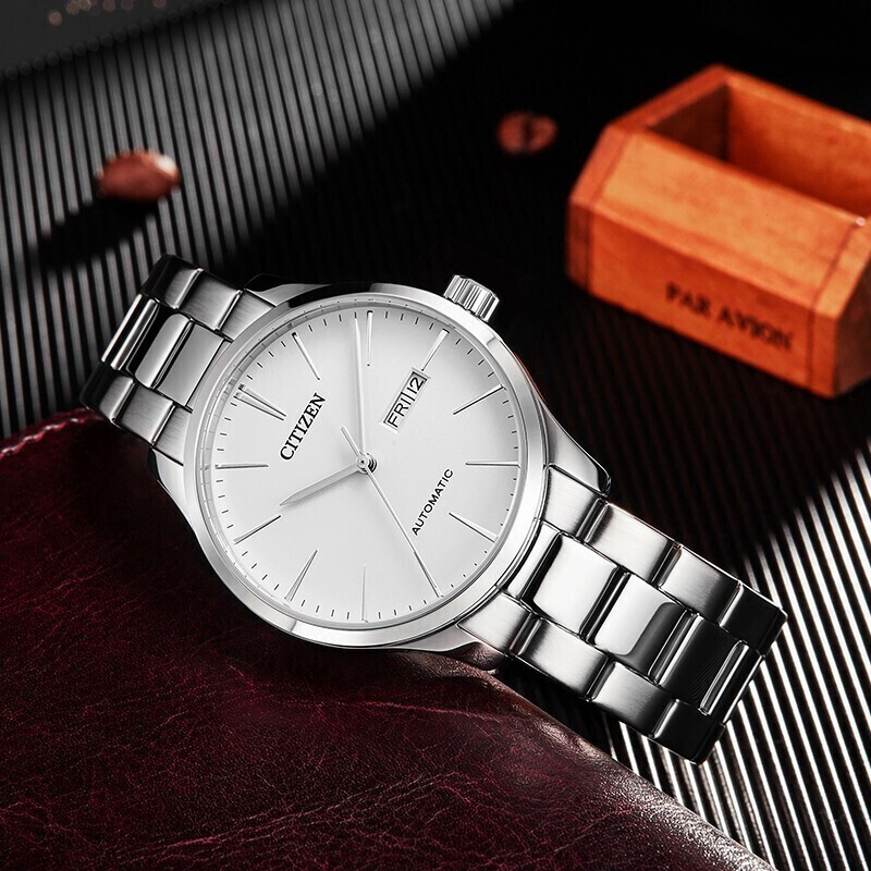 CITIZEN watch men's fashionable casual business waterproof automatic mechanical watch Father's Day gift recommendation Chinese Valentine's Day gift NH8350-83A