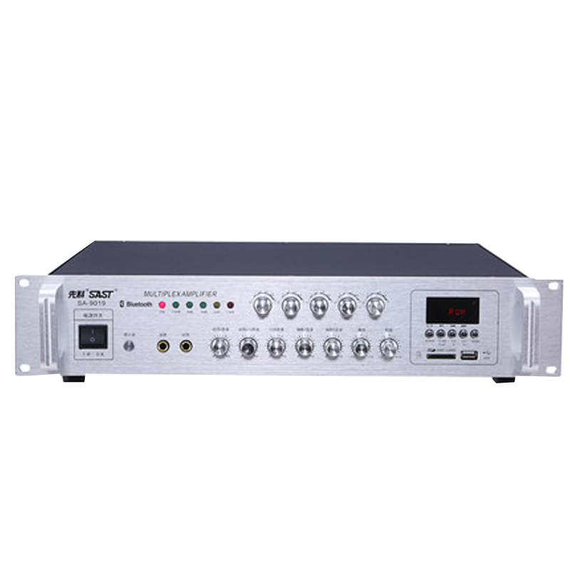 Xianke High Power Amplifier Bluetooth Wireless Five Zones Separately Adjustable Constant Voltage Public Broadcasting Background Music Amplifier 5 Zones Independent Control Power Amplifier Upgraded Version 5 Zones Independent Adjustment (700W)