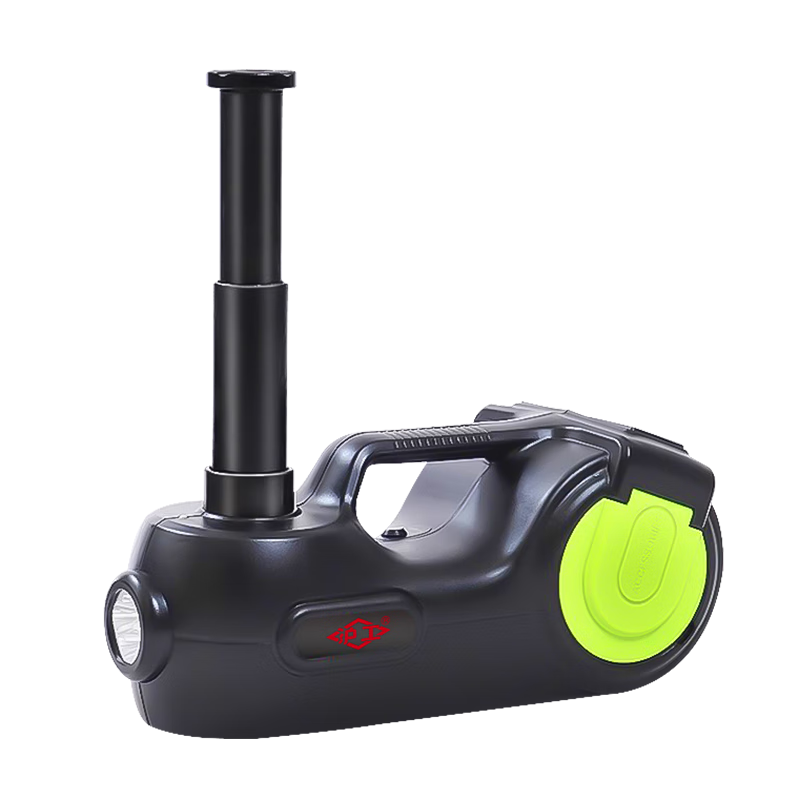 Hugong Electric Hydraulic Jack Car Off-Road Vehicle 12V Multifunctional Air Pump Vehicle-Mounted Electric Wrench SUV 5 Ton Digital Display Double Cylinder Increased Model (Four-in-One)